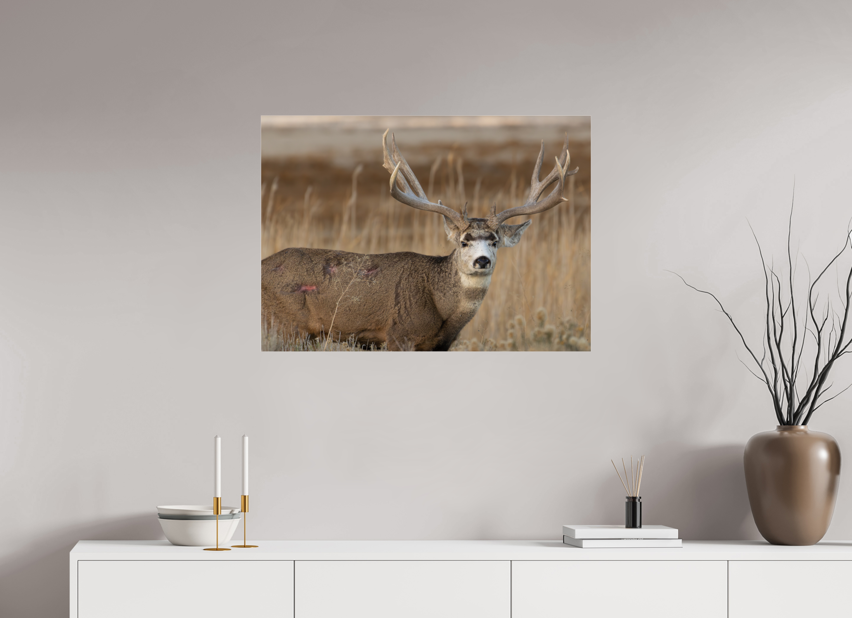 33.6 x 24″, Photo Print Under Acrylic Glass Old Warrior #2