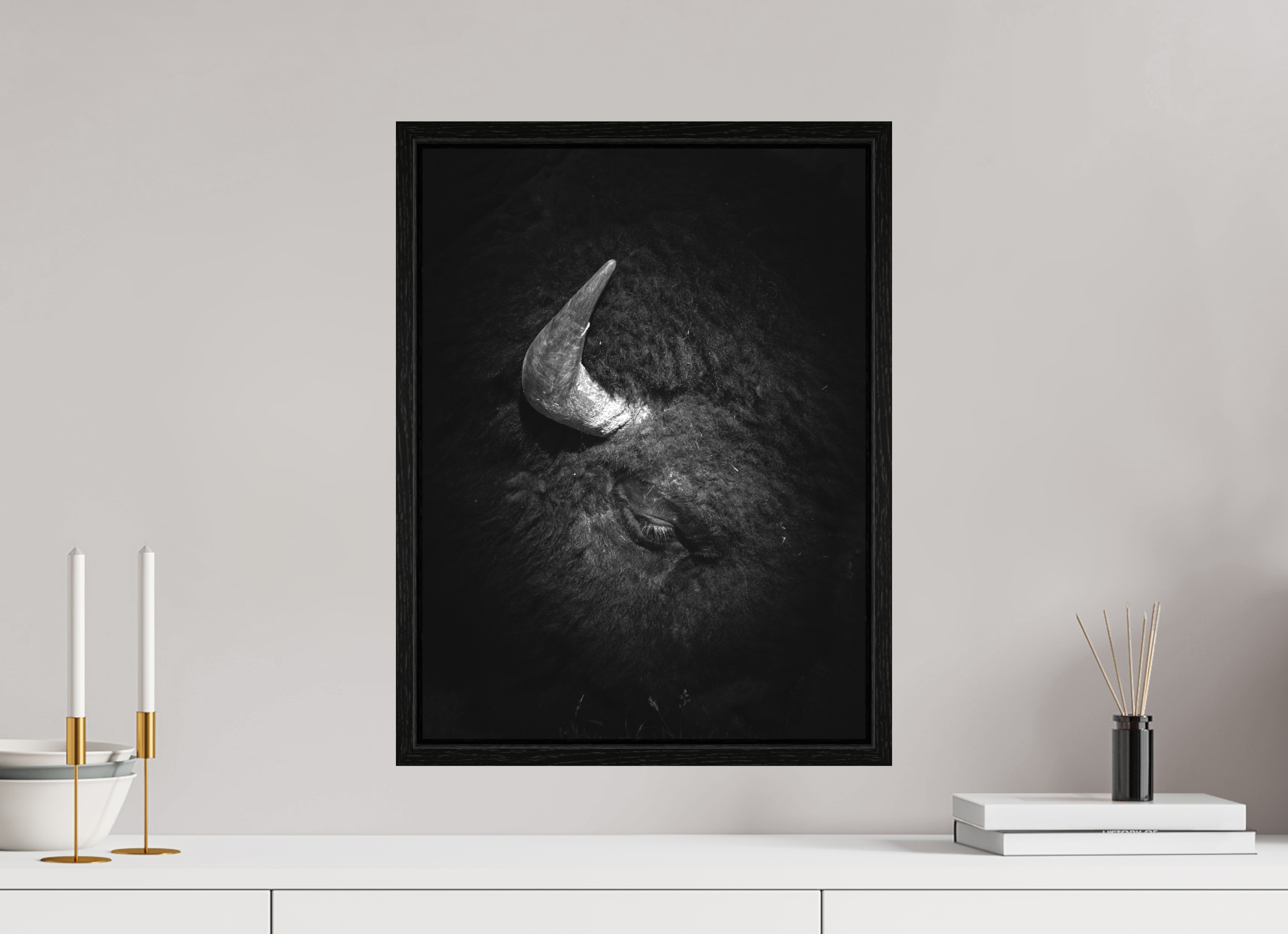 15 x 20″, Floater Frame Ilford B&W Beauty in Brawn