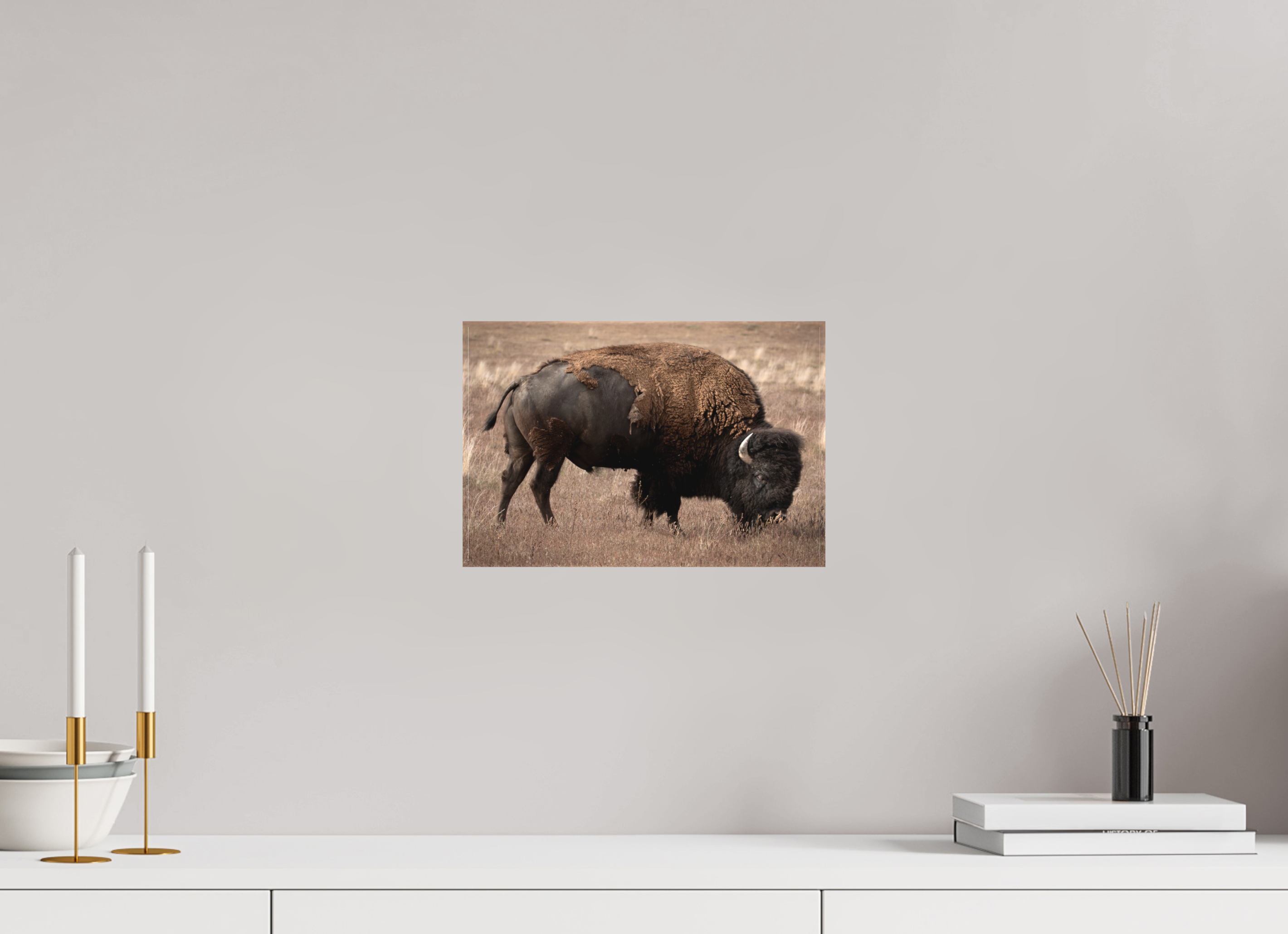 12 x 8″, Matte Canvas Stretcher Home On The Plains