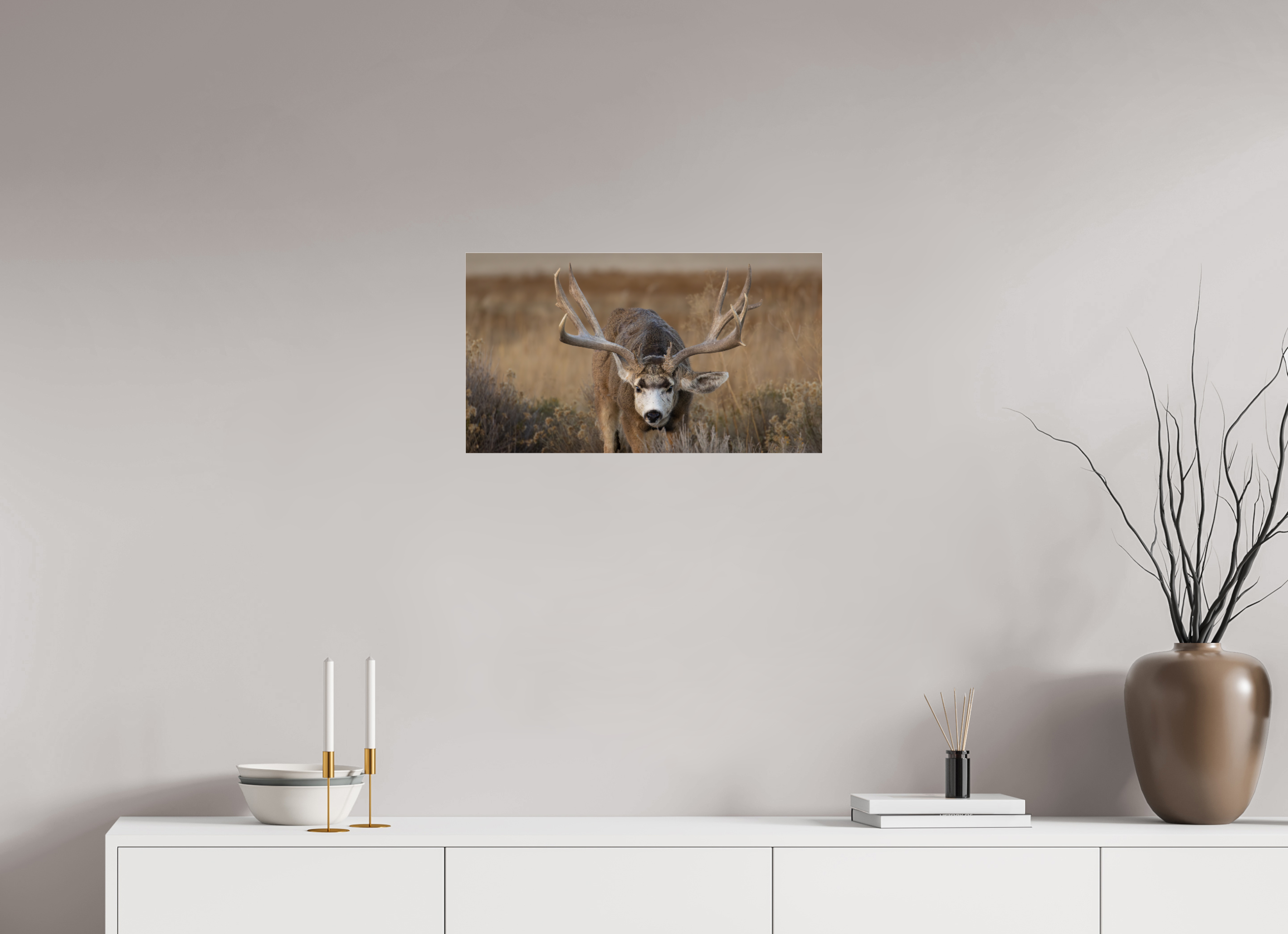 24 x 13.5″, Photo Print Under Acrylic Glass Old Warrior #1