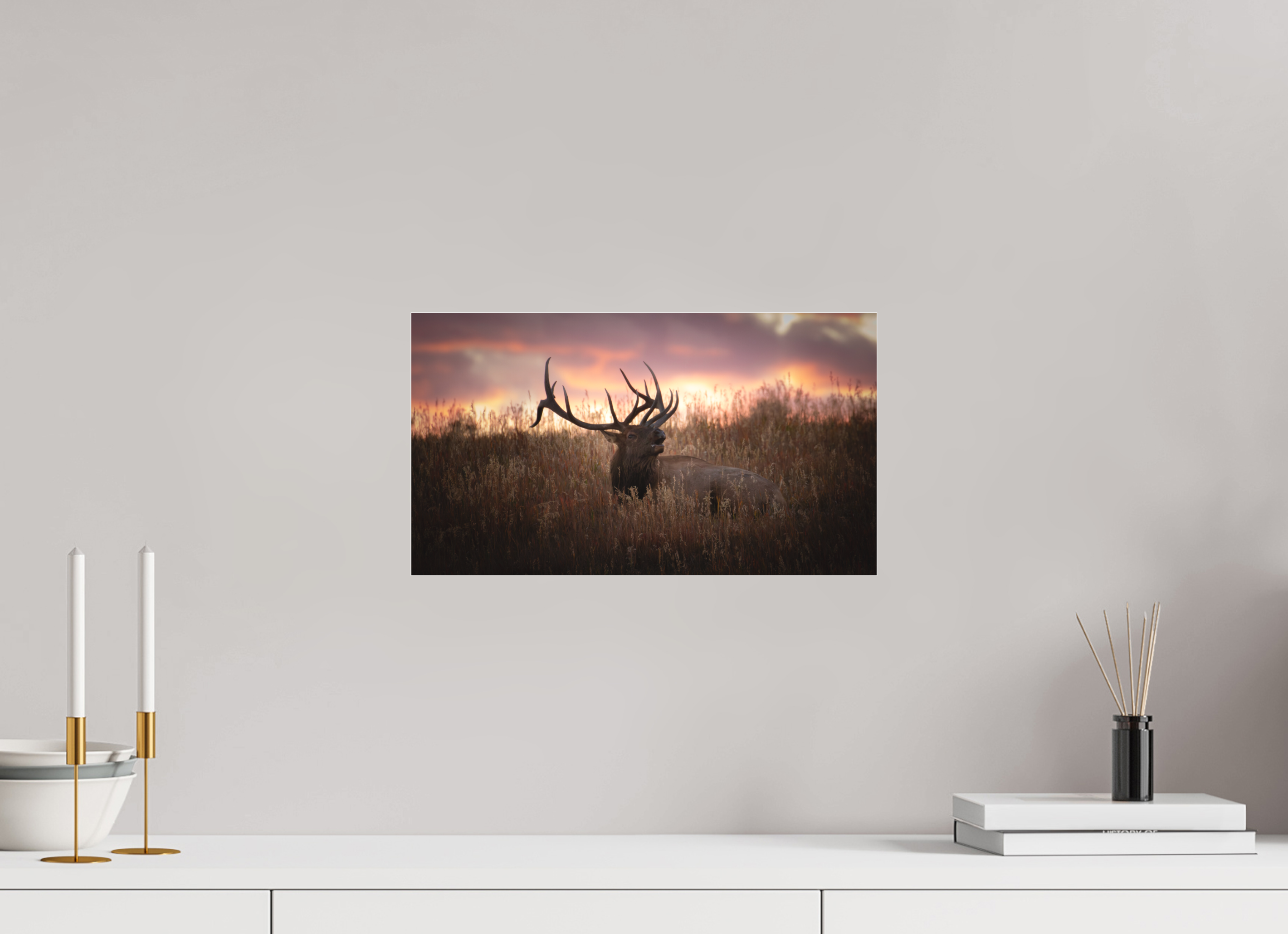 16 x 9″, Photo Print Under Matte Acrylic Glass The King's Throne
