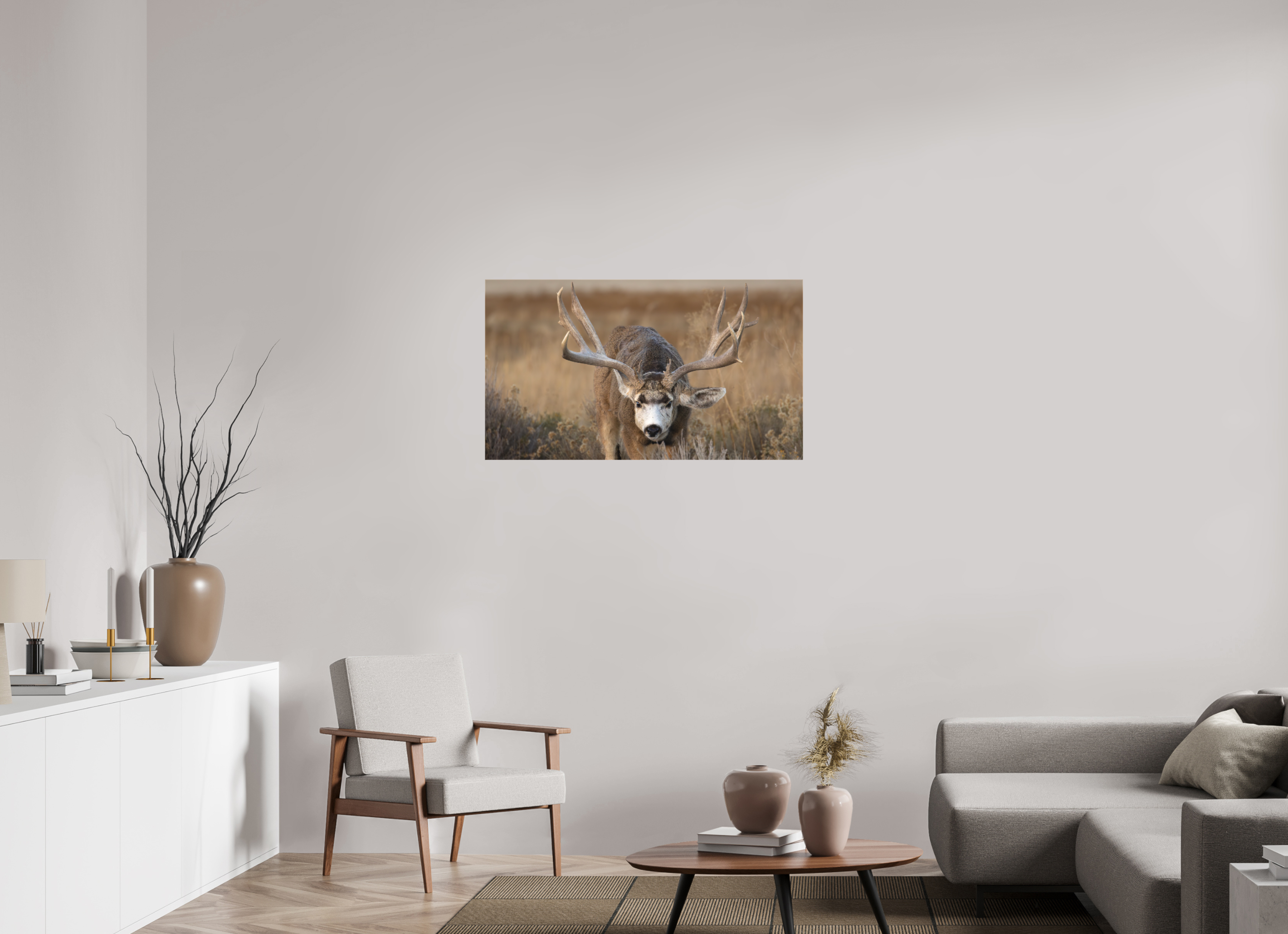 40 x 22.5″, Matte Canvas Stretcher Old Warrior #1