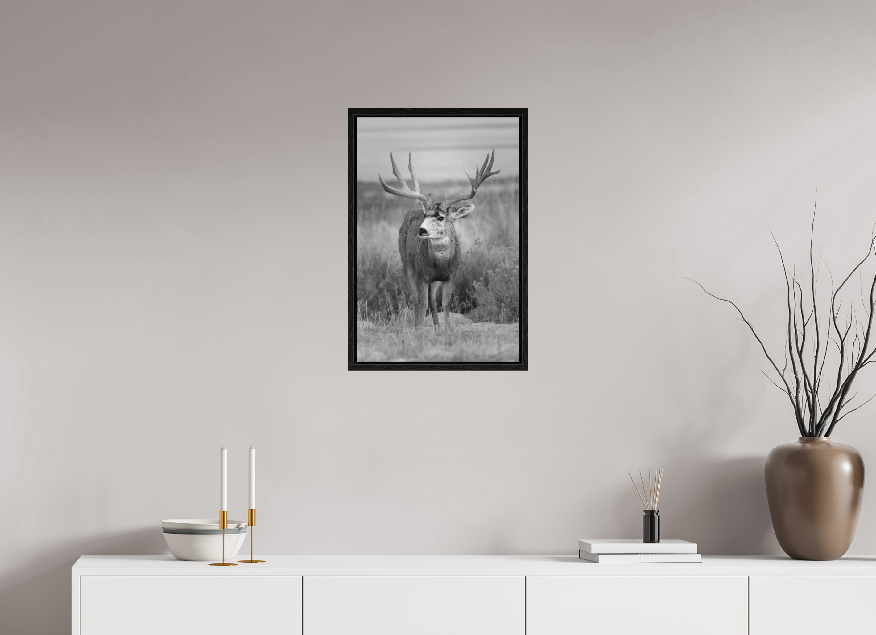 16 x 24″, Floater Frame Ilford B&W Old Warrior #3