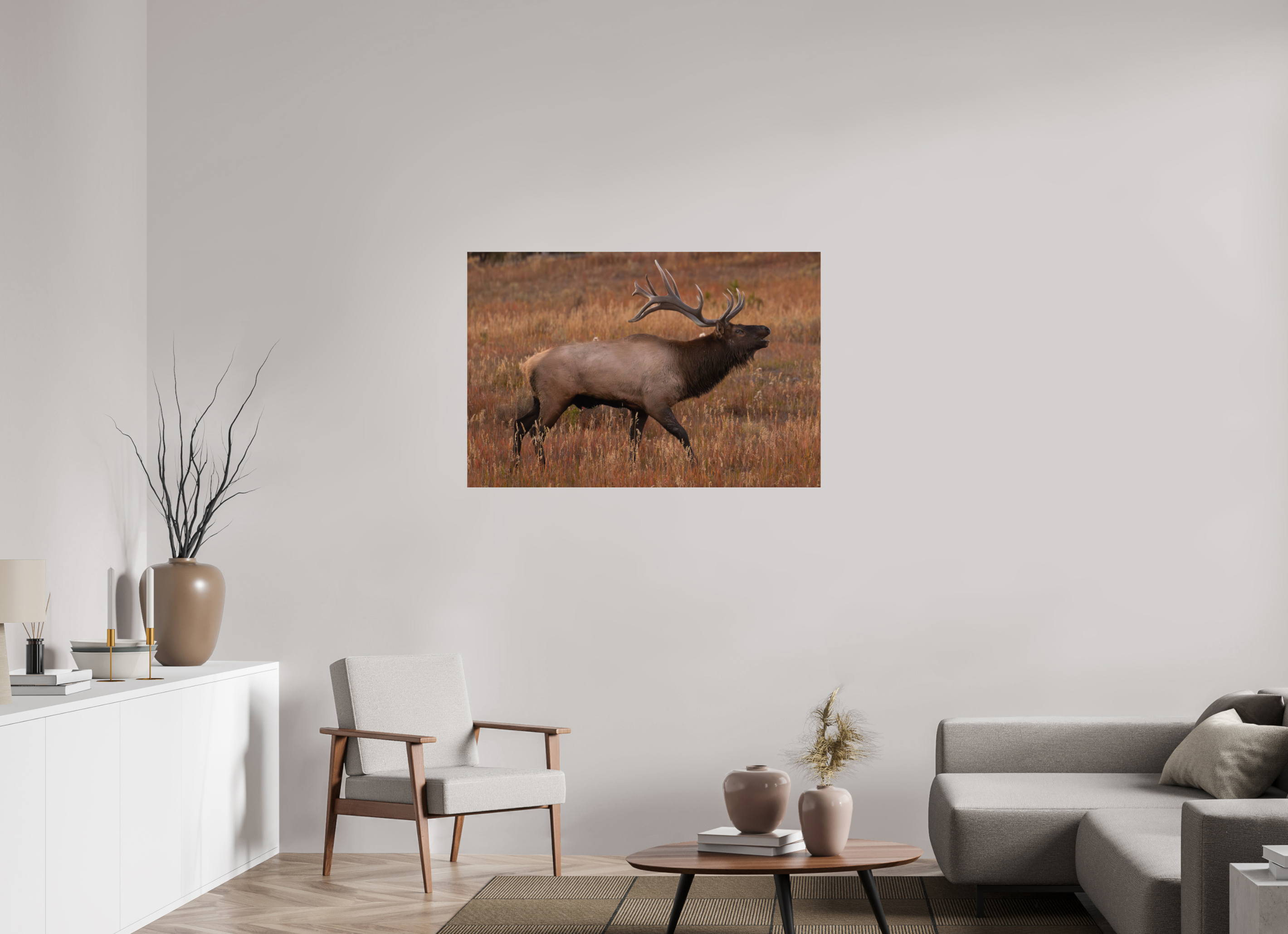 45 x 30″, Direct Print On Aluminum Color Fall Royalty