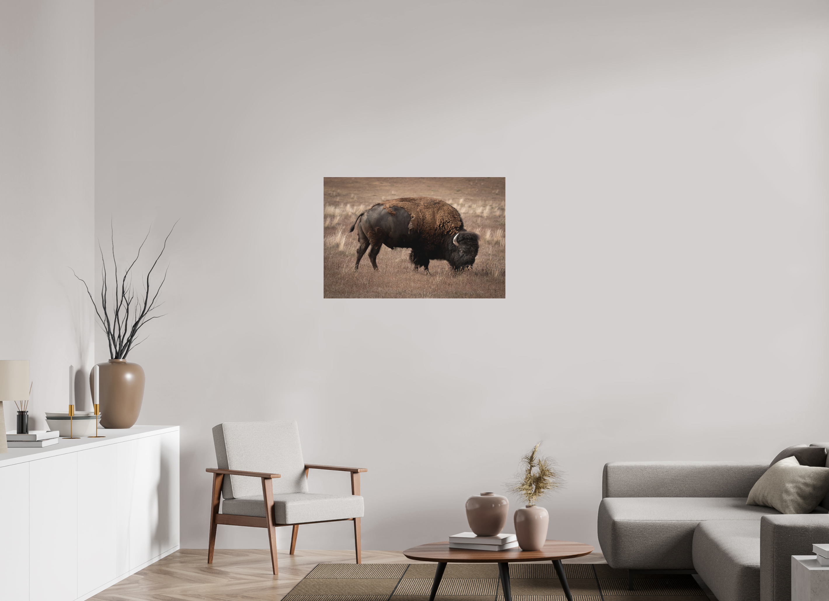 36 x 24″, Photo Print Under Matte Acrylic Glass Home On The Plains