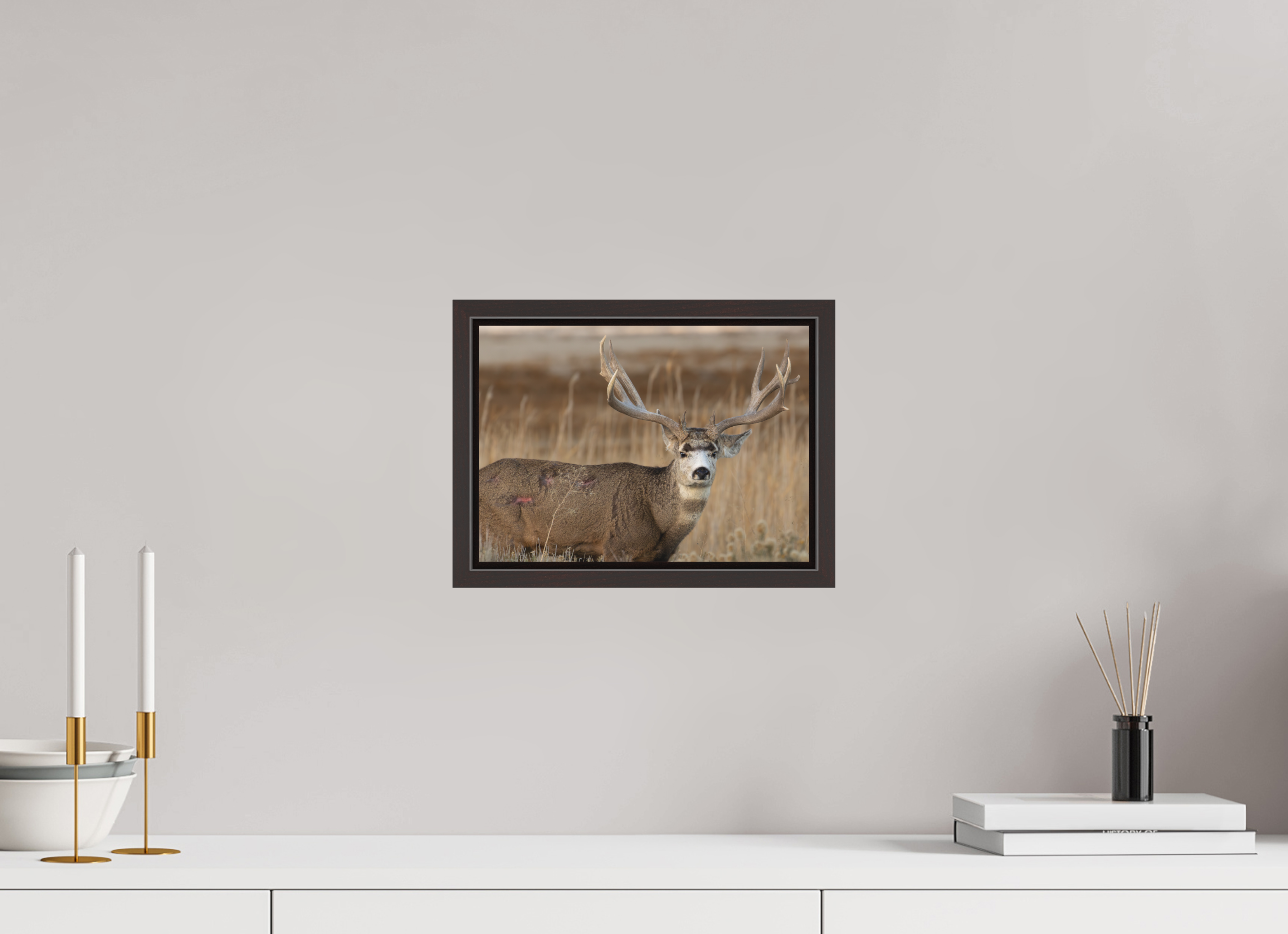 11.2 x 8″, Floater Frame Matte Old Warrior #2