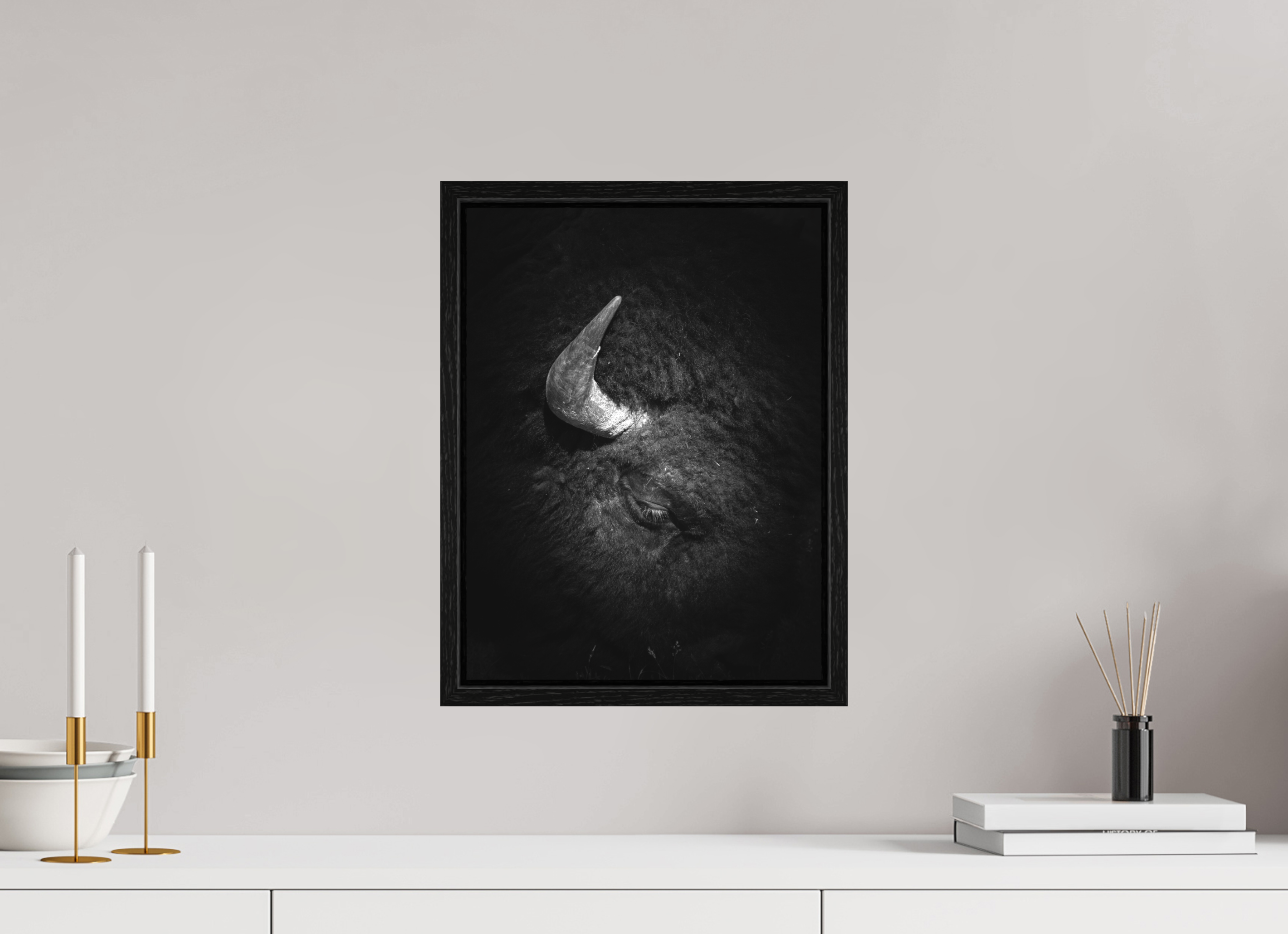12 x 16″, Floater Frame Ilford B&W Beauty in Brawn
