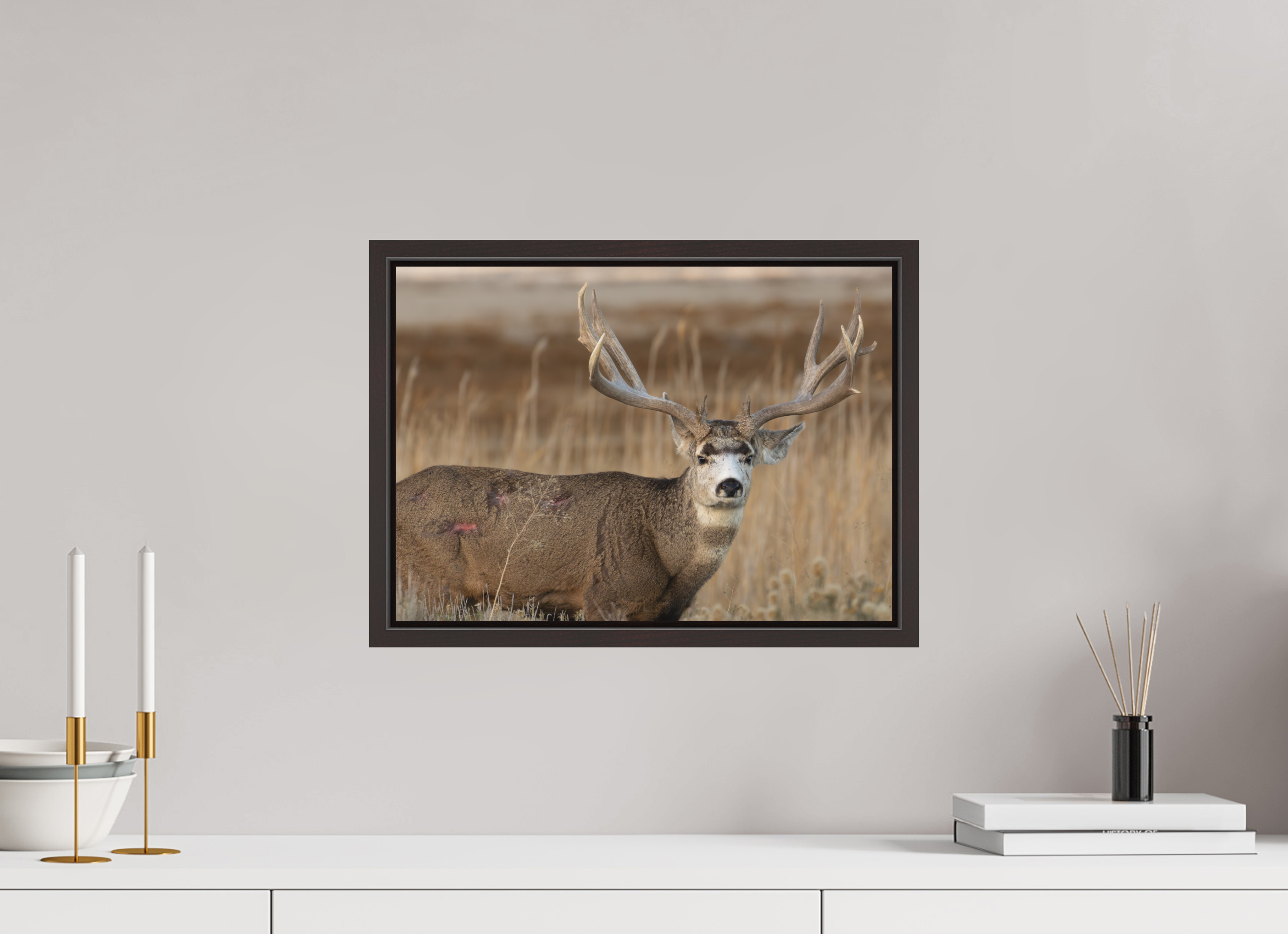 16.8 x 12″, Floater Frame Matte Old Warrior #2
