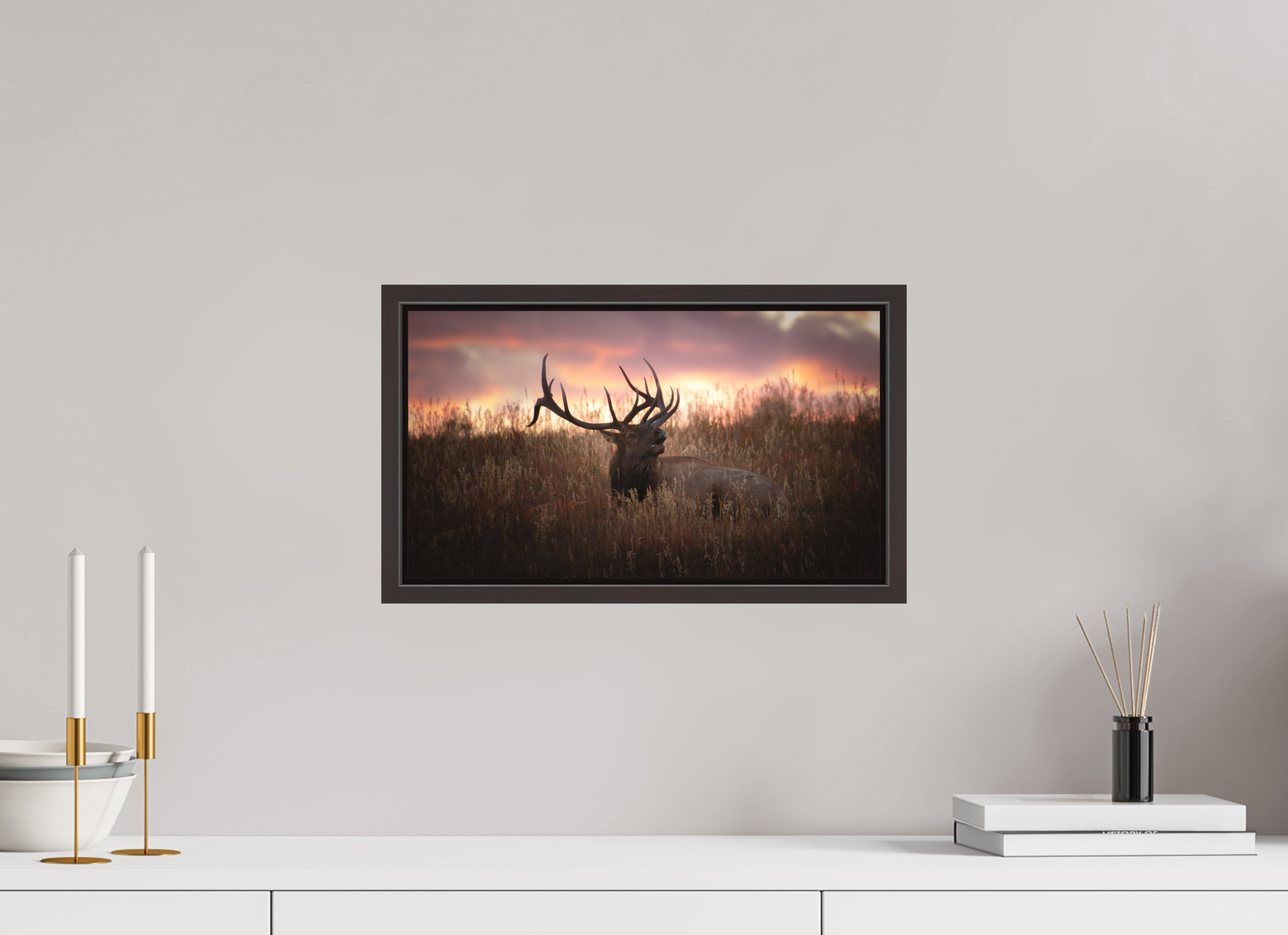 16 x 9″, Floater Frame Matte The King's Throne
