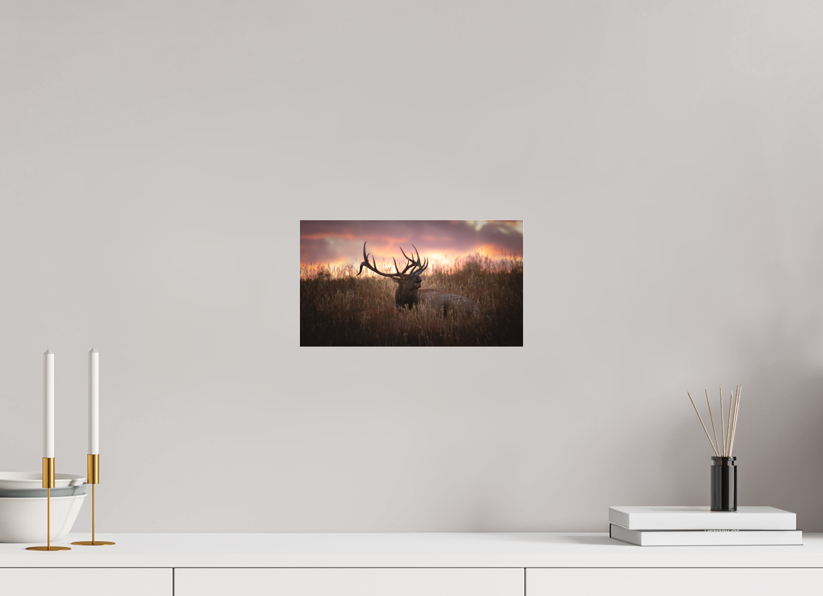 12 x 6.8″, Photo Print Under Matte Acrylic Glass The King's Throne