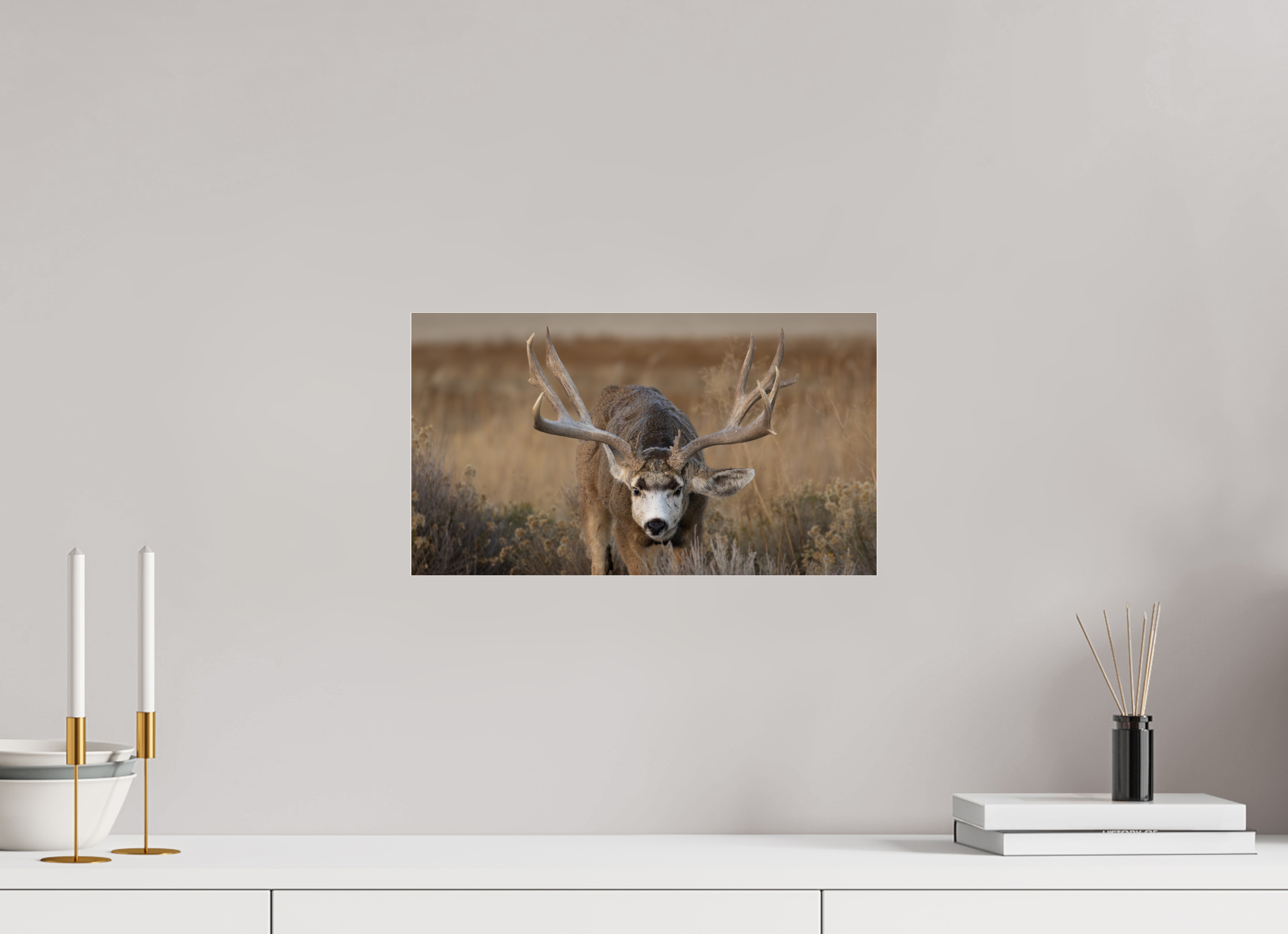 16 x 9″, Photo Print Under Acrylic Glass Old Warrior #1