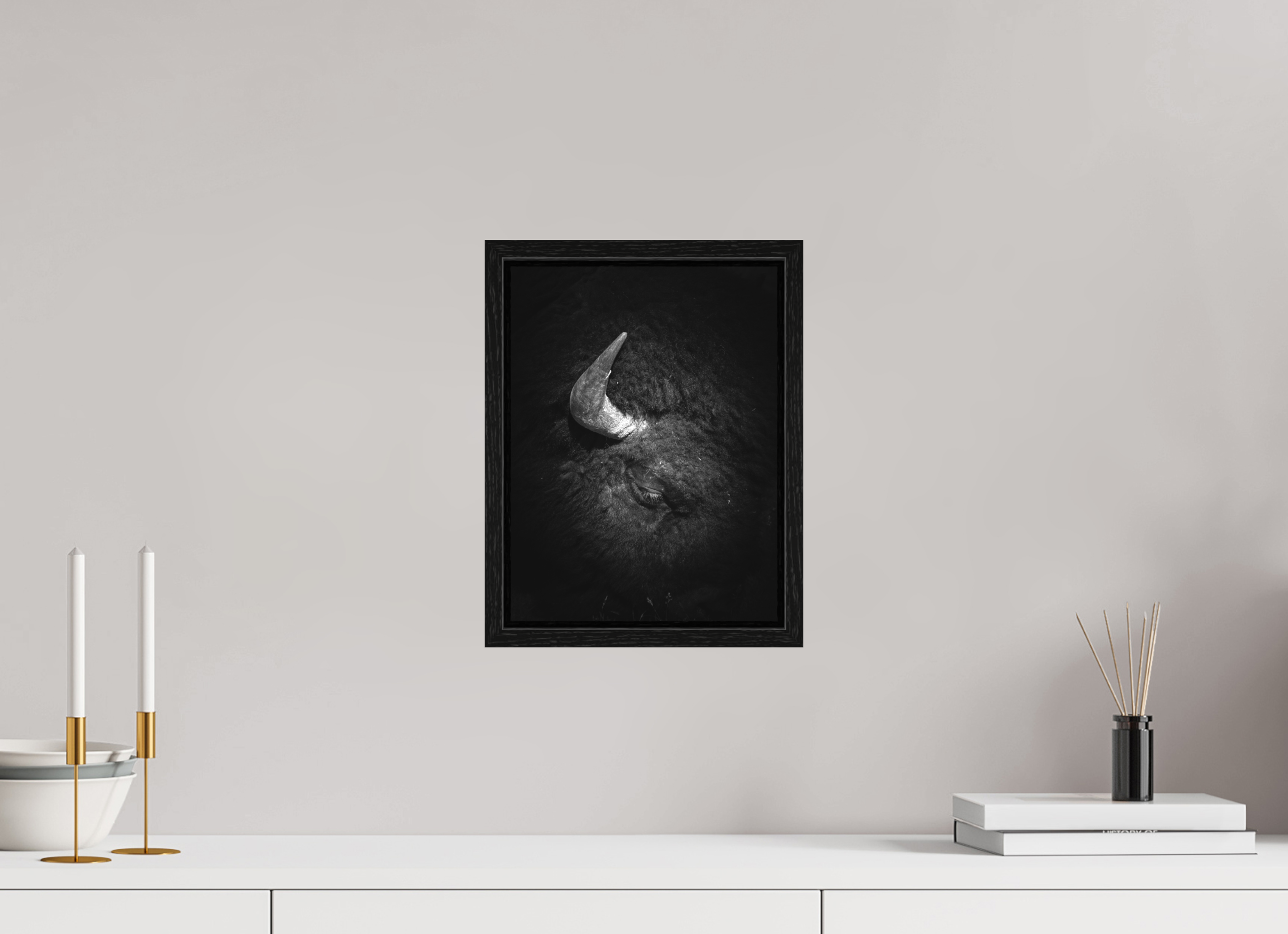 9 x 12″, Floater Frame Ilford B&W Beauty in Brawn