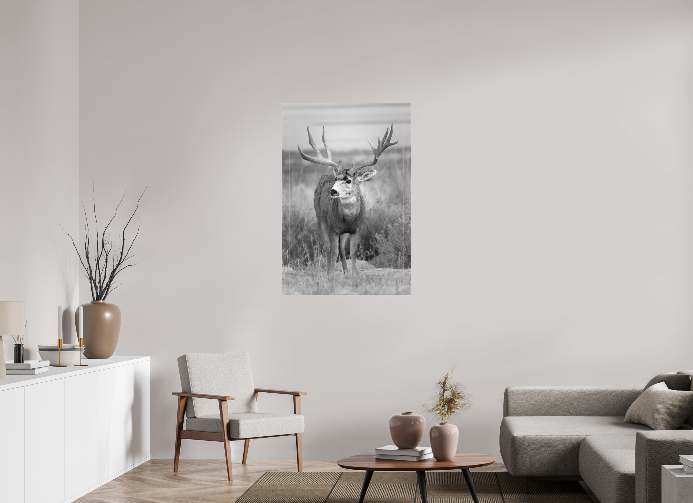 30 x 45″, Matte Canvas Stretcher Old Warrior #3