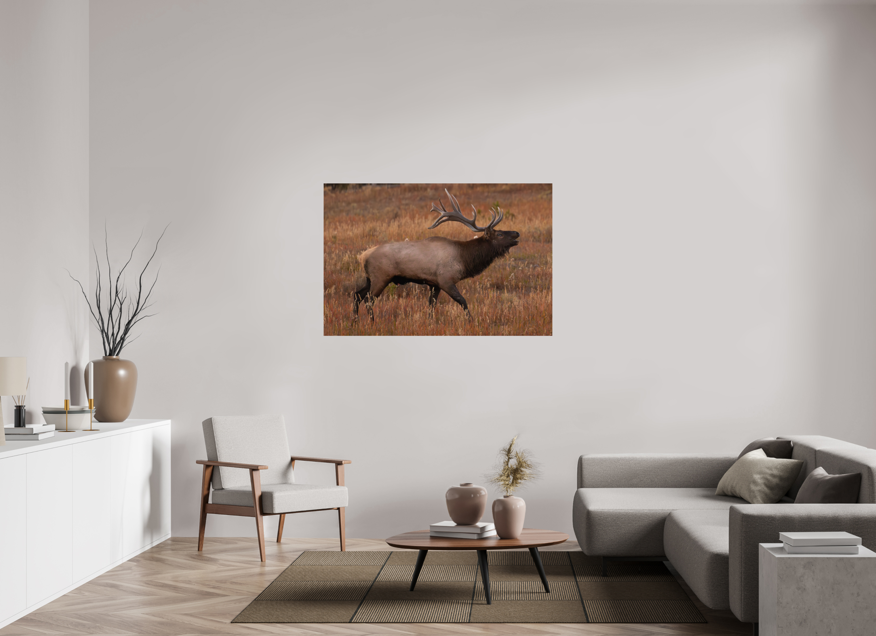 54 x 36″, Direct Print On Aluminum Color Fall Royalty