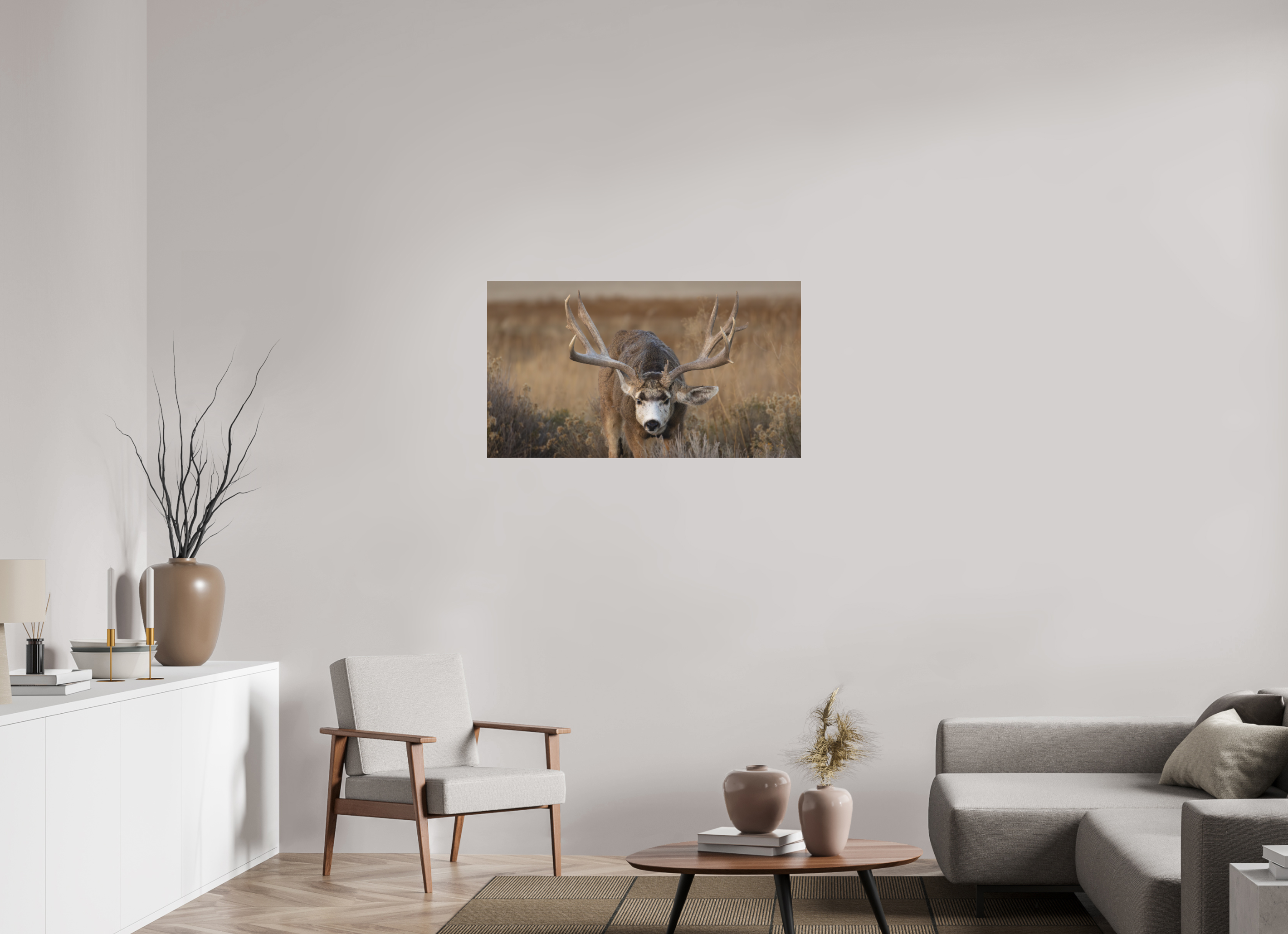 40 x 22.5″, Photo Print Under Matte Acrylic Glass Old Warrior #1