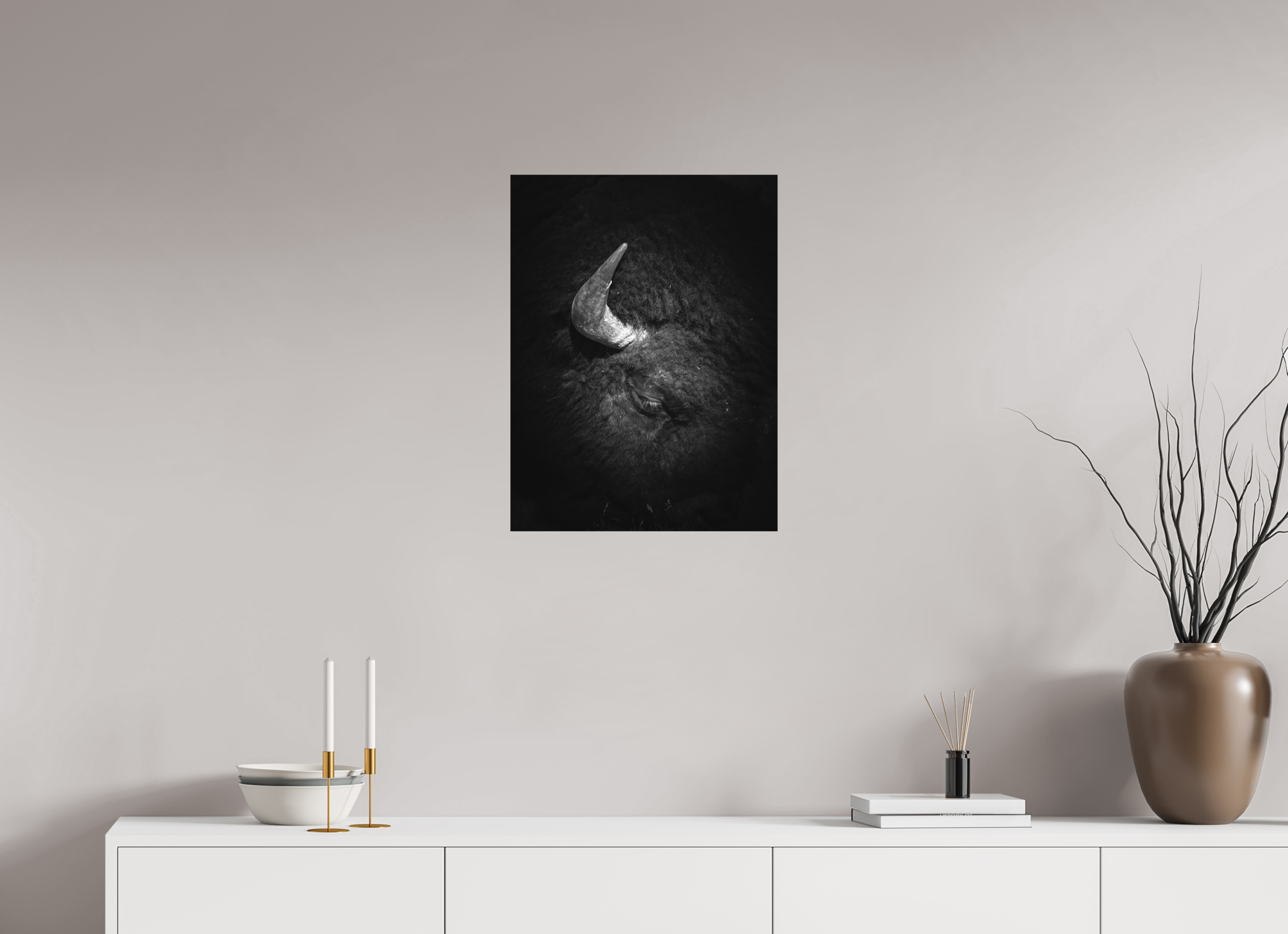 18 x 24″, Ilford B&W Print on Aluminum Beauty in Brawn