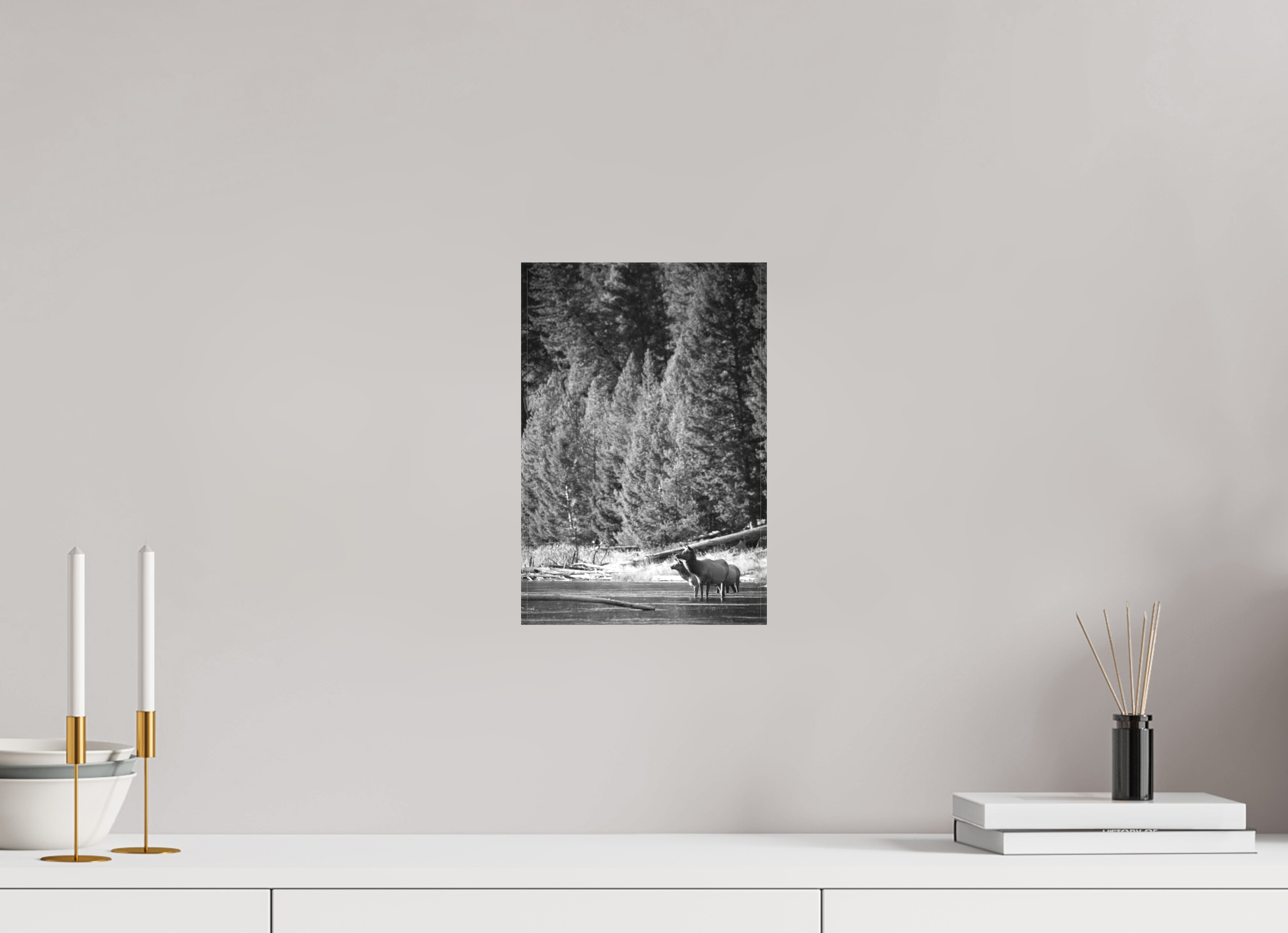 8 x 12″, Matte Canvas Stretcher River Refuge