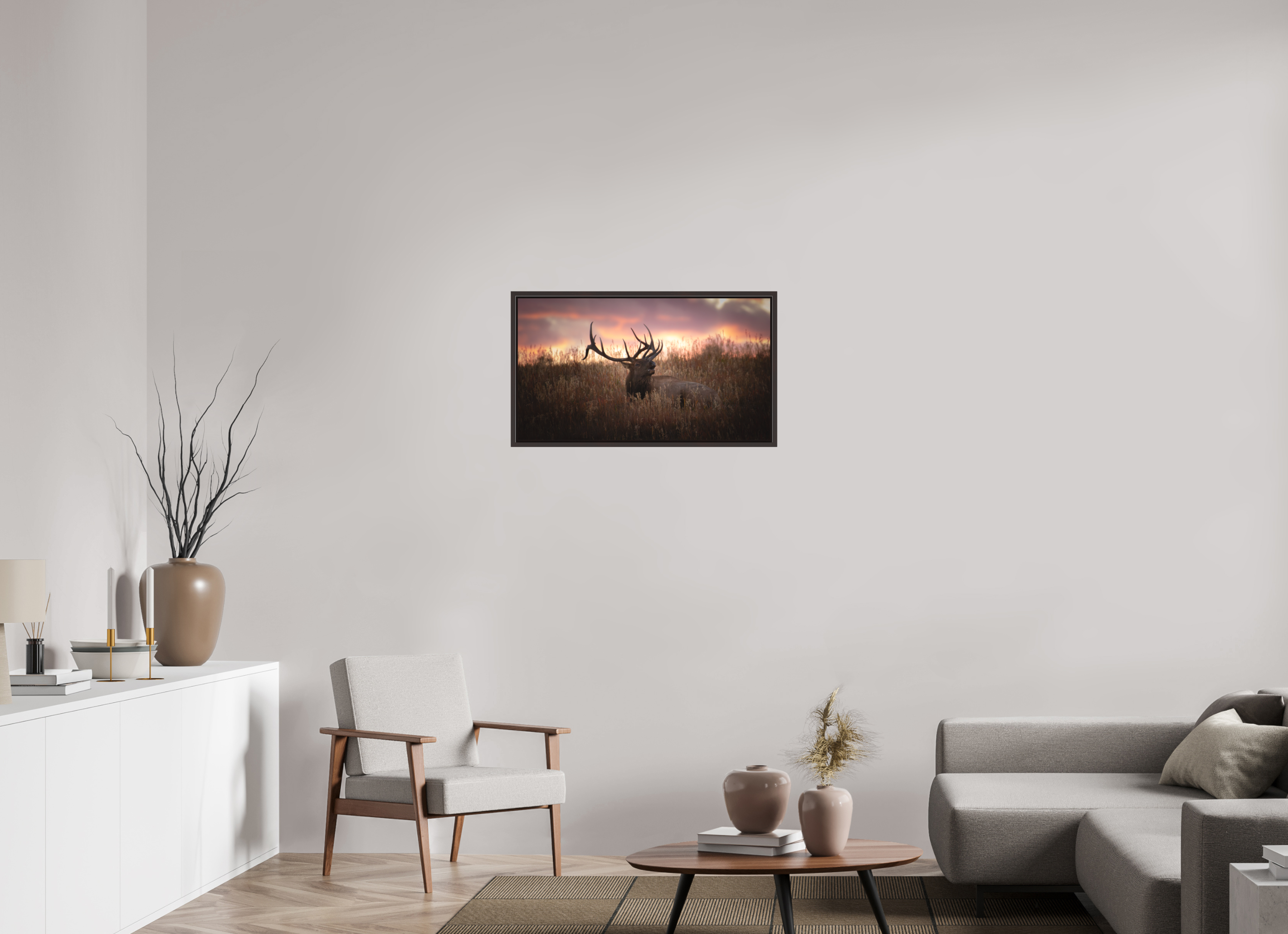 32 x 18″, Floater Frame Matte The King's Throne