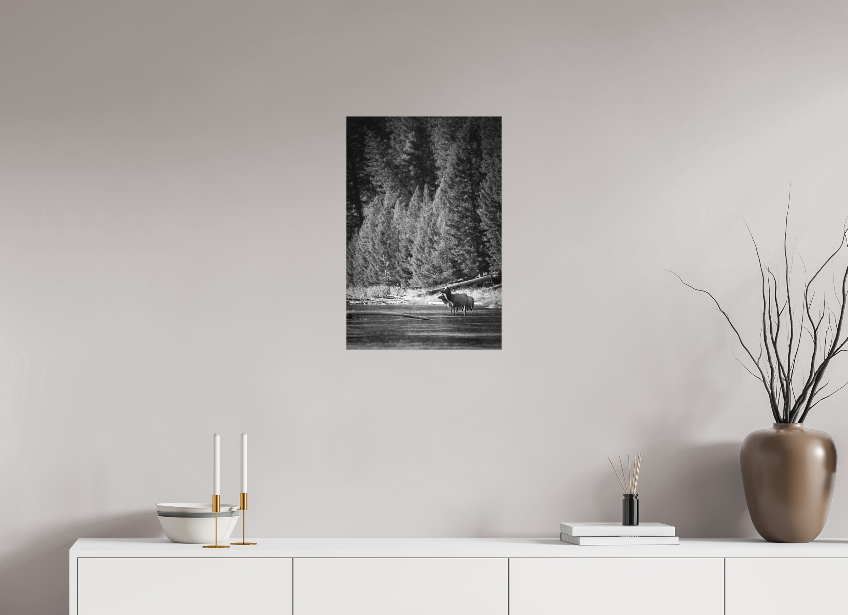 16 x 24″, Photo Print On Ilford B&W Paper River Refuge