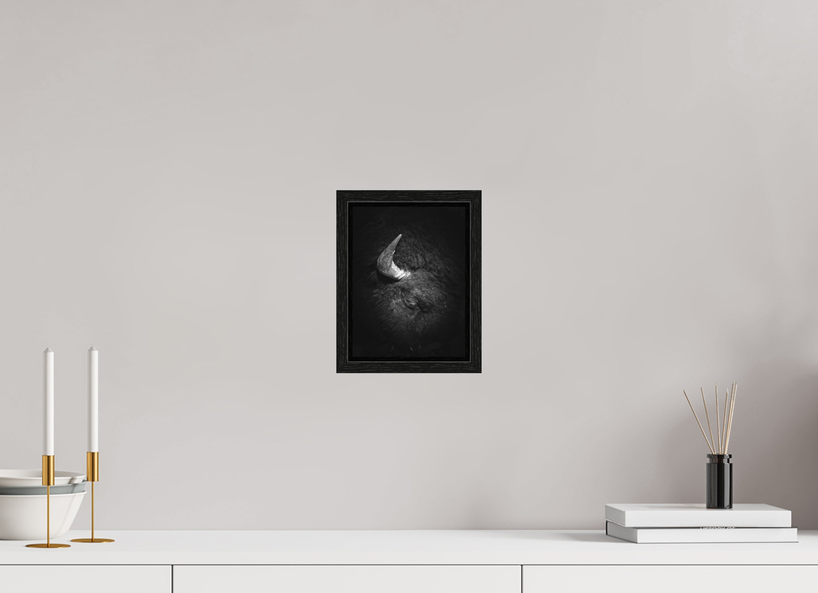 6 x 8″, Floater Frame Ilford B&W Beauty in Brawn