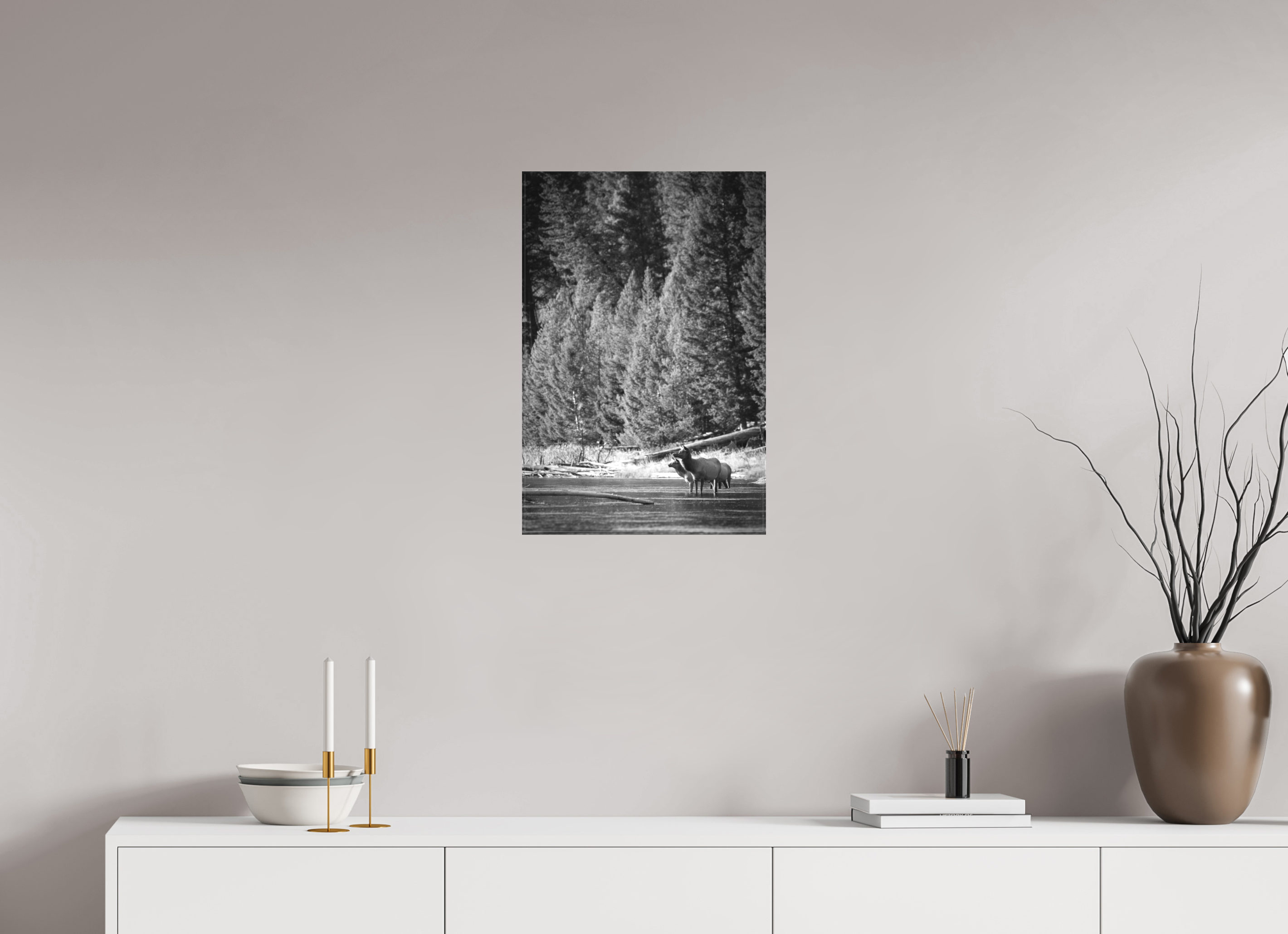 16 x 24″, Matte Canvas Stretcher River Refuge