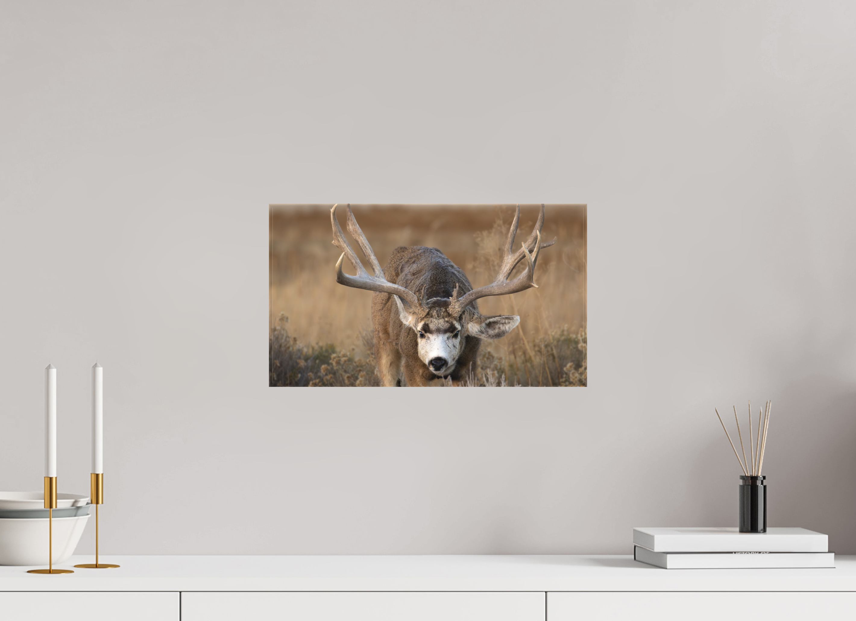 16 x 9″, Matte Canvas Stretcher Old Warrior #1